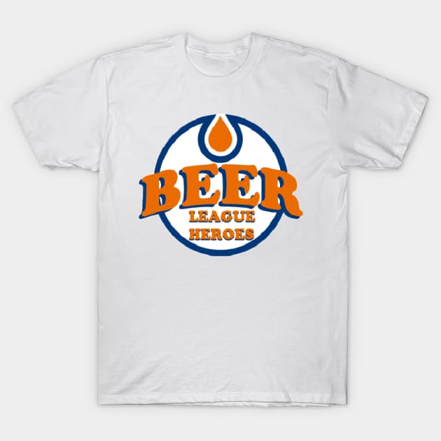 Official Beer League Heroes Shirt T-Shirt by Beerleagueheroes.com Merch Store